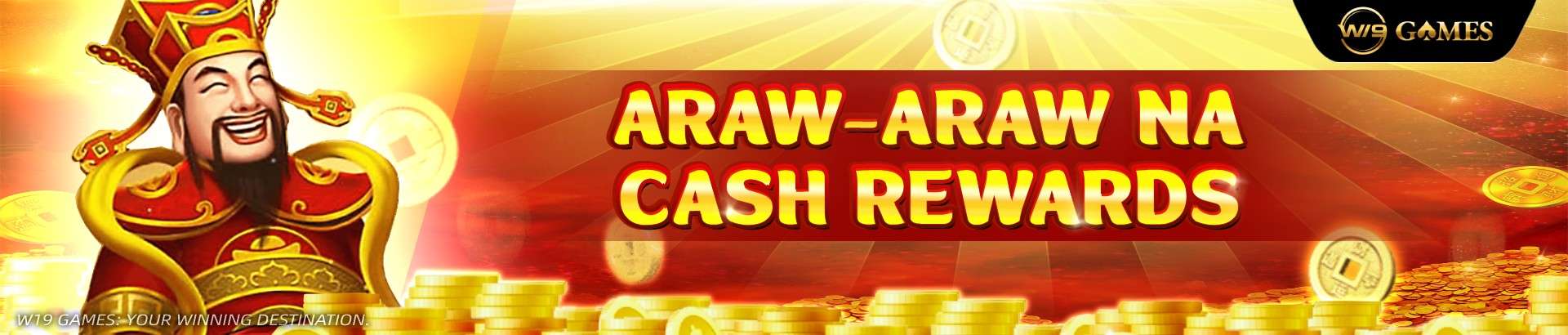 W19 Games - Araw-araw na Cash Rewards