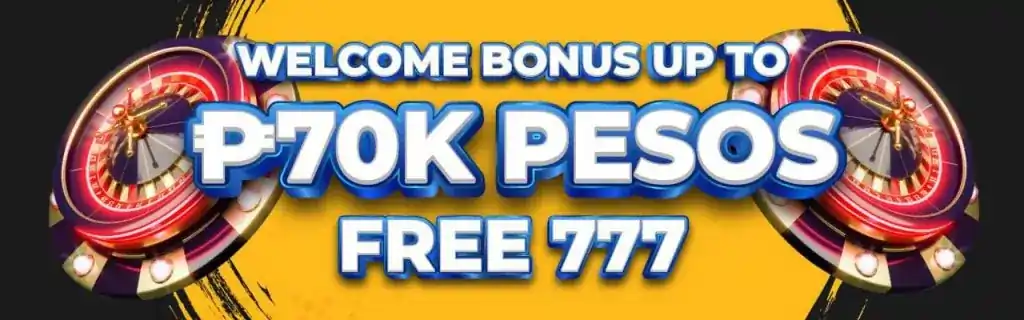 welcome bonus up to 70k pesos